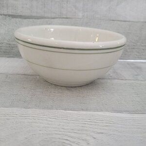 Vintage Sterling China White Ceramic Bowl 4.5" Diameter Restaurant Ware Dish